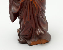 Маленькая резная фигурка «Китайский старец», дерево, резьба, нач. 20 в.