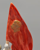 Советская агитационная фарфоровая скульптура «Папанинцы на льдине», автор Данько Н. Я., ЛФЗ, кон. 1930-х