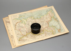Грузик для навигационных карт «Якорь», пресс-папье капитана корабля, Флот СССР