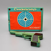 Советская электронная игрушка-пистолет «Снайпер», СССР, нач. 1980-х