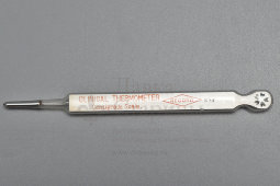 Старинный медицинский, клинический термометр (градусник) в оригинальном футляре «Record», Европа, н. 20 в.