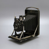Фотоаппарат «Kamera-Werkstätten Patent-Etui», объектив Tessar, затвор Compur, Германия, 1920-30 годы