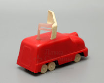 Детская игрушечная машинка «Фургон телевидение», пластмасса, СССР, 1960-е гг.