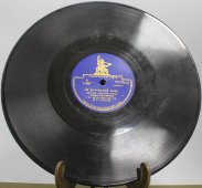 Советская старинная / винтажная пластинка 78 оборотов для граммофона / патефона с песнями Лидии Руслановой: «Ой да, ты подуй, ветер низовый» и «За реченькой диво»