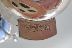 Старинный отоскоп, инструмент ЛОР врача, Model Eff Rheostat D.B.G.M, сталь, Европа, 2-я пол. 20 в.