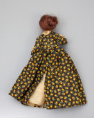 Старинная кукла, мягкая детская игрушка «Девушка в платье», Советская Россия, 1920-е