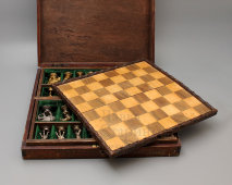 Игровой подарочный набор, шахматы «Римская империя», бронза, Россия, 19 в.