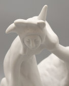 Фарфоровая скульптура «Похищение Европы», создана по модели В. А. Серова 1910 г., бисквит, ЛФЗ, 1930-е