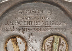 Винтажная декоративная настольная зажигалка Ronson Newport, США, 1940-50 гг.