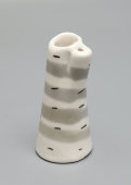 Декоративная фарфоровая миниатюрная ваза «Березка», ЛЗФИ, 1950-60 гг.