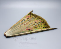 Старинный китайский бумажный веер