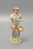 Статуэтка «Теннисист», Lefton, Япония, 1950-70 гг.