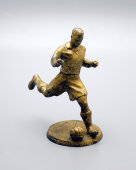 Скульптура «Футболист», бронза, СССР, 1950-60 гг. 