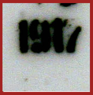 Марка, клеймо, штамп на фарфоре ЛФЗ с 1917 по 1924 год