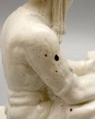 Фарфоровая скульптура «Перс с мечом», авторы Б. Ланге и Н. Крандиевская, Артель «Художественная керамика», Гжель, 1930-е