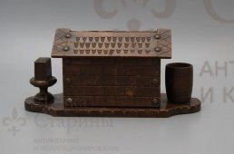 Сигаретница «Домик», Европа, начало 20 века, дерево