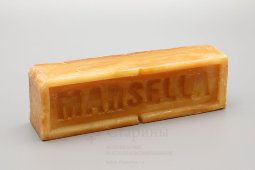 Винтажное мыло марсельское хозяйственное из натуральных масел «Marsella», Франция, 1950-е