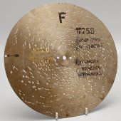 Металлический диск № 12758 с цыганским романсом М. Штейнберга «Гай-да тройка! Снег пушистый» для полифона, размер F, Германия, кон. 19 в.