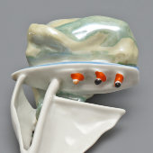 Статуэтка «Яхта» (Парусник), скульптор Таёжная (Чешуина) О. П., фарфор, Дулево, 1959 г.