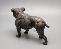 Скульптура «Собака породы бульдог», шпиатр, Европа, нач. 20 в.