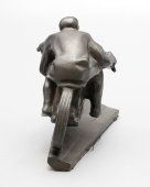 Статуэтка «Мотоциклист», силумин, СССР, 1960-70 гг.