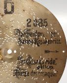 Металлический диск № 2085 «Казачий галоп» для полифона, размер D, Германия, кон. 19 в.