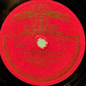 Старинная пластинка Клавдия Шульженко: «Сибирский вечер» и «Черноморская песня», Апрелевский завод, 1950-е