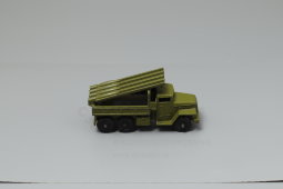 Советская детская игрушка «Миномет гвардейский УРАЛ Катюша» ВОВ, Тульский патронный завод, 1980-е