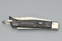 Советский кнопочный выкидной нож «Турист», сталь, 1960-80