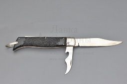 Советский кнопочный выкидной нож «Турист», сталь, 1960-80