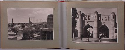 Альбом с фотографиями «Исторические памятники архитектуры Узбекистана 1957-1958 г.»