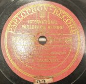 Ф. И. Шаляпин, дореволюционная пластинка-гигант,  пролог из оперы «Мефистофель» и «Стансы» из оперы «Лакмэ», Parlophon Record