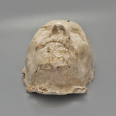 Посмертная маска с лица художника М. В. Нестерова, автор Мухина В. И., гипс, СССР, 1940-е