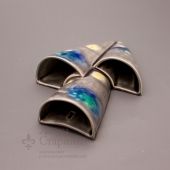 Настенное кашпо, Конаково, 1950-60 гг., фаянс.​