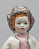 Cтатуэтка «Филипок», скульптор Пахомов А. Ф., фарфор ЛФЗ, 1950-60 гг.