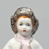 Cтатуэтка «Филипок», скульптор Пахомов А. Ф., фарфор ЛФЗ, 1950-60 гг.