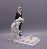 Агитационная скульптура «Это стало нашей традицией», Дулево, СССР