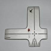 Детская настольная игра «Автоперекресток», пластмасса, металл, СССР, 1970-е