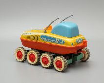Механическая игрушка «Вездеход В-4», Московский завод заводной игрушки, 1970-е