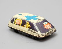 Игрушка из набора детских машинок «Служебные автомобили», СССР, 1970-е, жесть