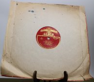 Советская старинная / винтажная пластинка 78 оборотов для граммофона / патефона с песнями Ш. Гуно: «Вальс» и «Заклинание цветов»