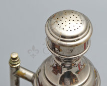 Старинный аксессуар для парикмахерской, распылитель воды, хромированный металл, Франция, 1900-е