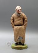 Старинная фарфоровая статуэтка «Плюшкин» по произведению Н. В. Гоголя «Мертвые души», Вербилки, бывш. Гарднер, бисквит, 1920-е