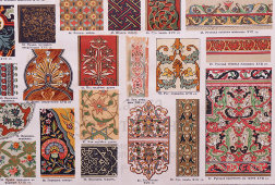 Старинная гравюра «Орнамент», бумага, Брокгауз и Ефрон​, Санкт-Петербург, 1890-1907 гг.