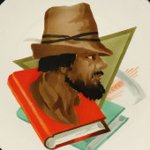 Настенная декоративная агитационная тарелка «Рабочий класс», фаянс, Песоченская фабрика, 1926 г.