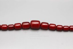 Красные дамские бусы, бакелит, СССР, 1950-60 гг.