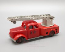Заводная игрушка «Пожарная машина», Московский завод механической заводной игрушки, 1950-60 гг.