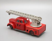 Заводная игрушка «Пожарная машина», Московский завод механической заводной игрушки, 1950-60 гг.