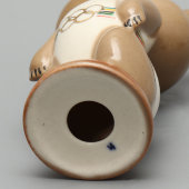 Статуэтка, сувенир «Олимпийский мишка», Олимпиада 80, Кисловодская фабрика сувениров, 1980 г.