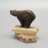Скульптура «Медведь на льдине», шпиатр, Россия, нач. 20 в.
